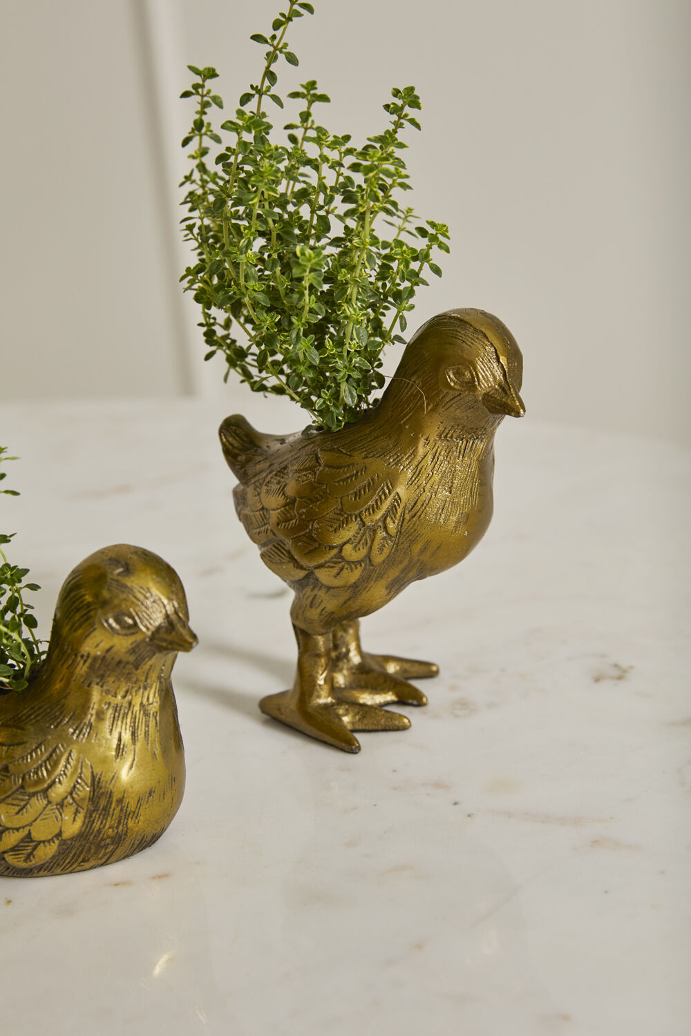 Gold chick budvase