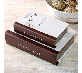 Set of 2 Botanical storage boxes