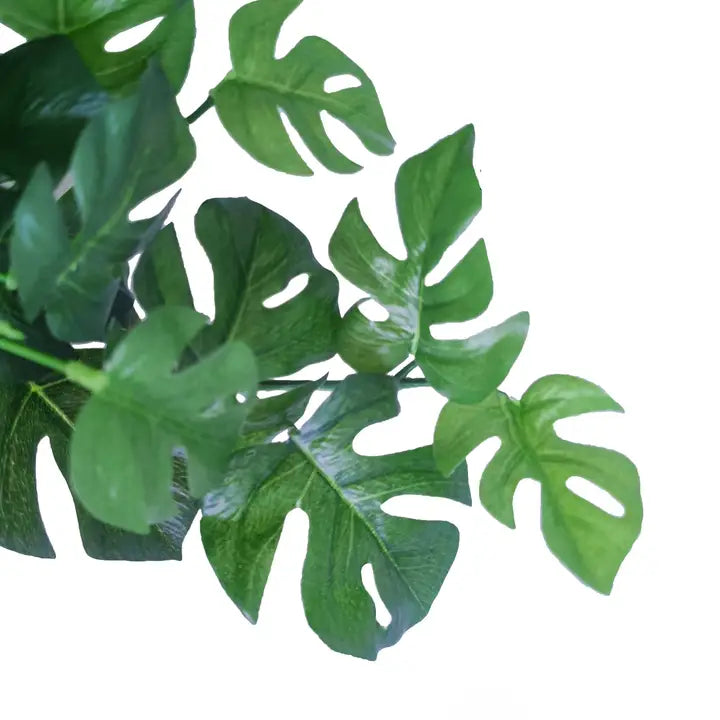Split Philo Hanging Bush Real Touch Green 18"