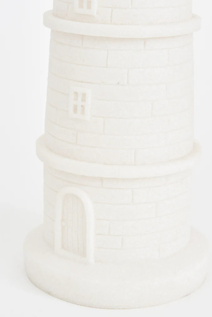 Resin lighthouse lamp