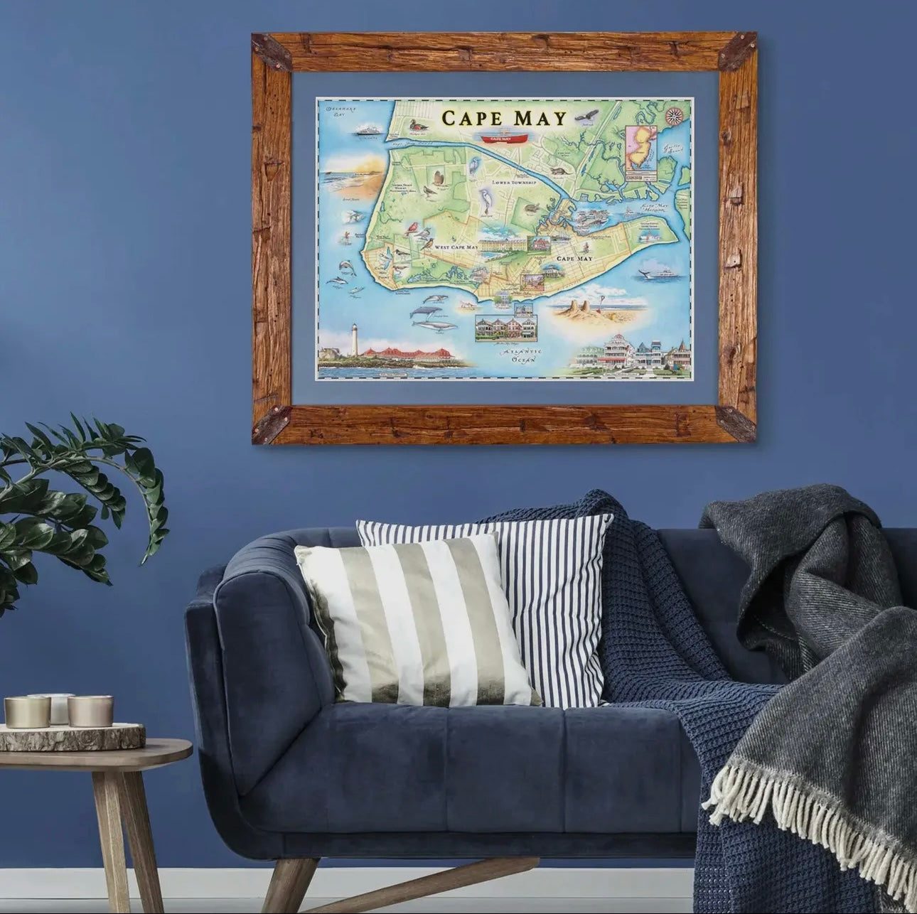 Lithographic Map Art
