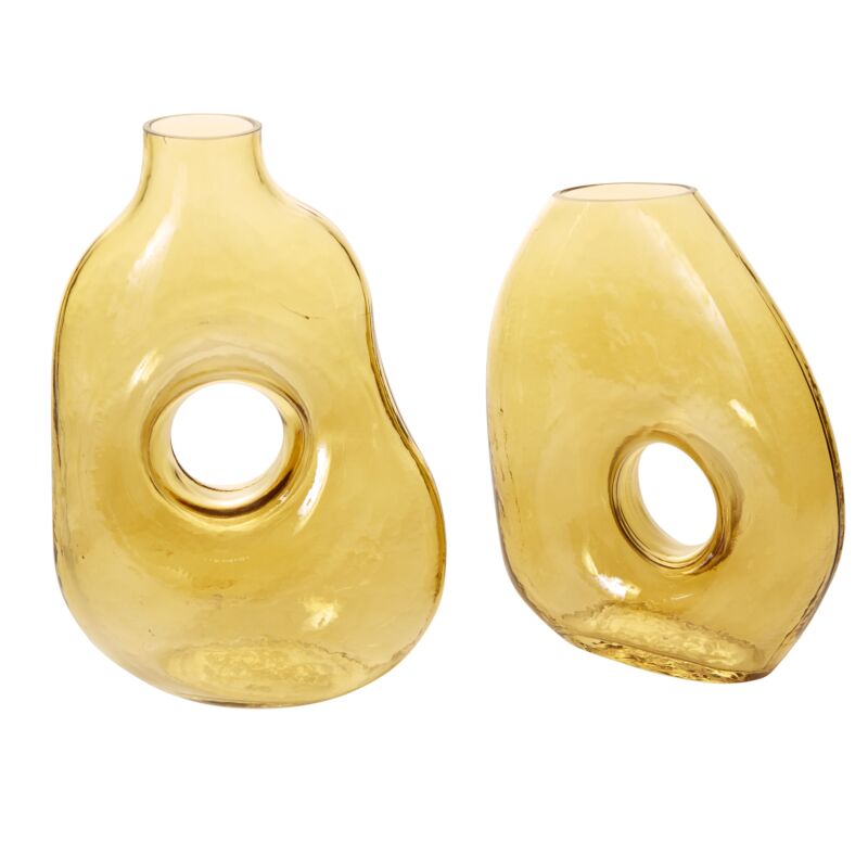 Izamal tall glass vase