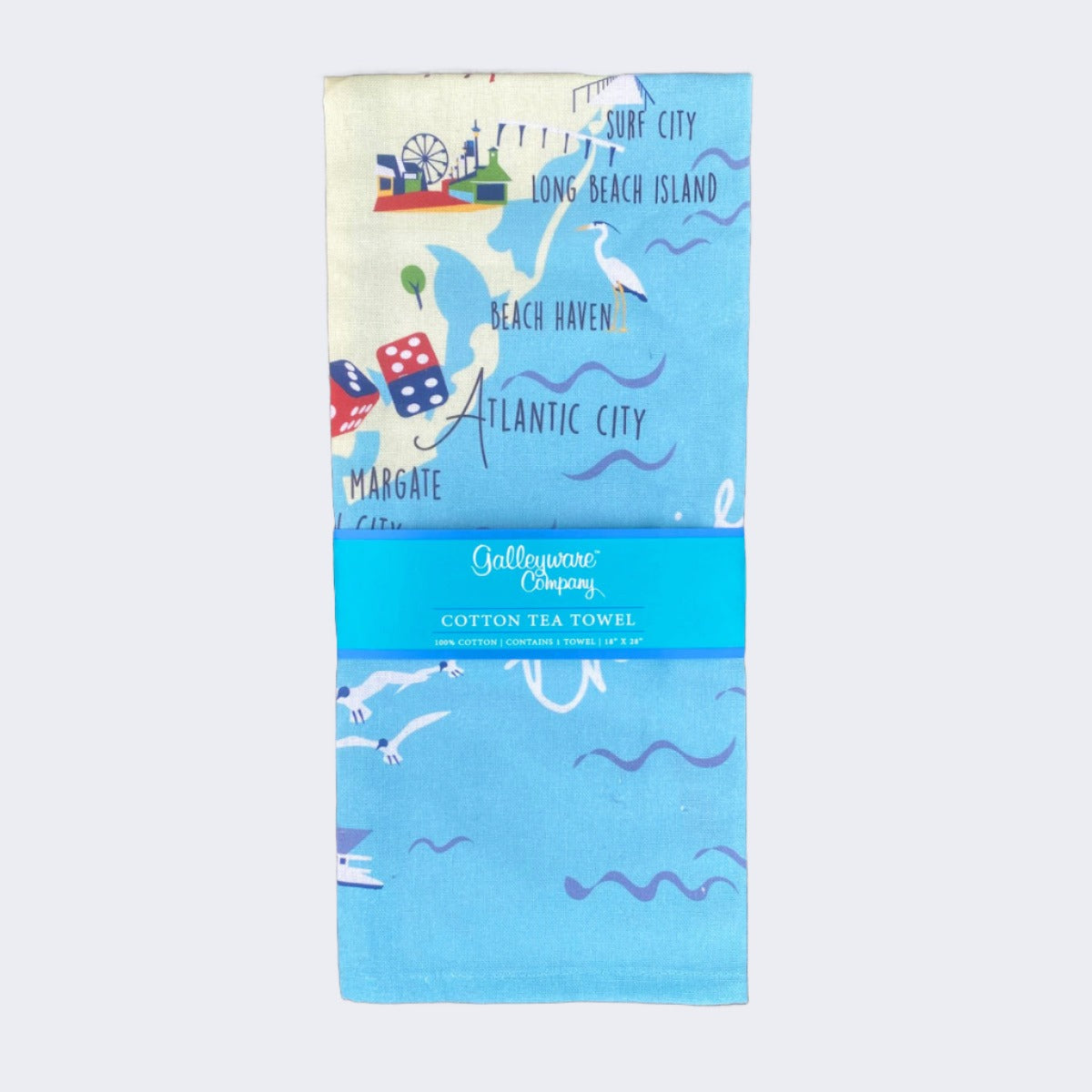 Jersey Shore Tea Towel
