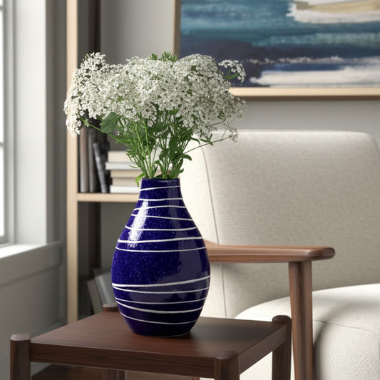 Blue Primeval vase