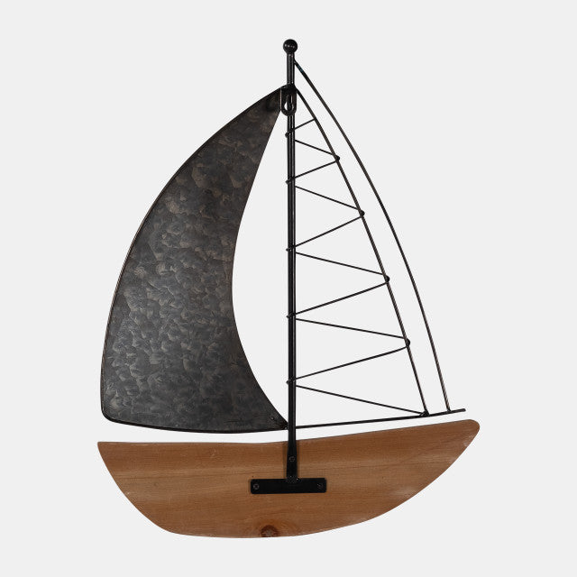 Metal Boat Wall Decoration
