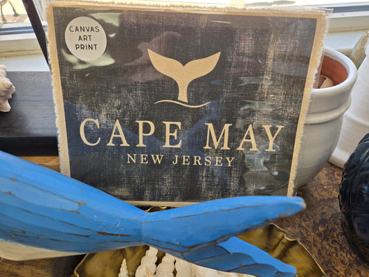 Cape May Whale Tail Canvas Print