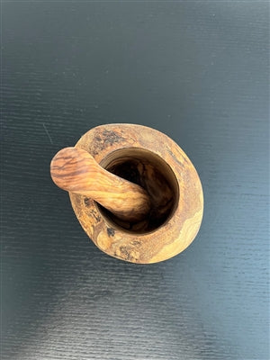 Olive Wood Mortar & Pistol