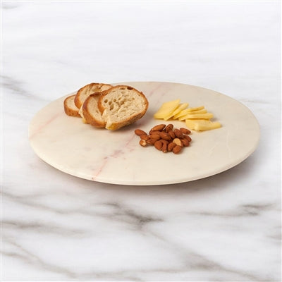 Small White Marble Lazy Susan