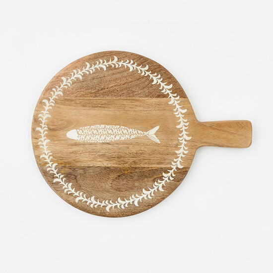 Cutting Board with fish