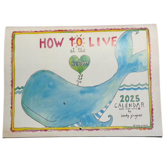 How to Live at the Beach 2025 Calendar