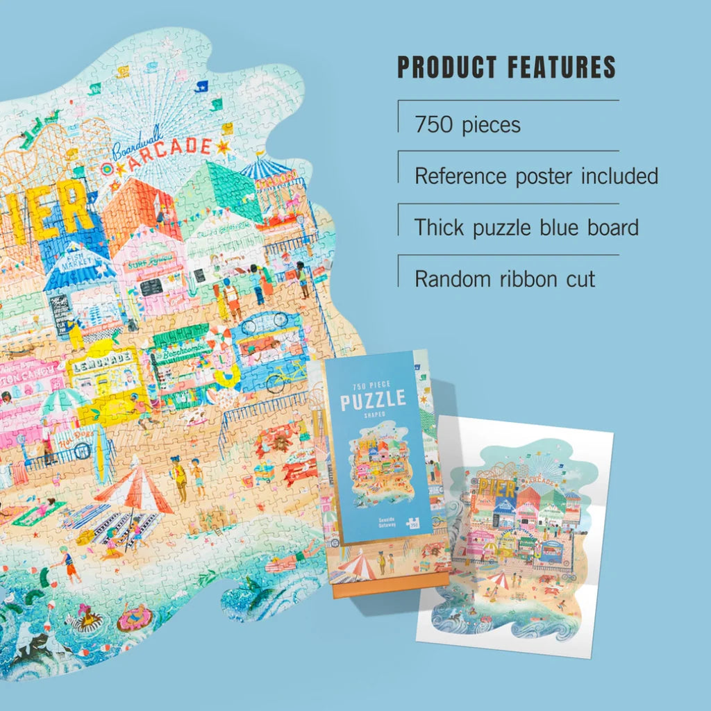 Seaside Getaway Shaped Puzzle