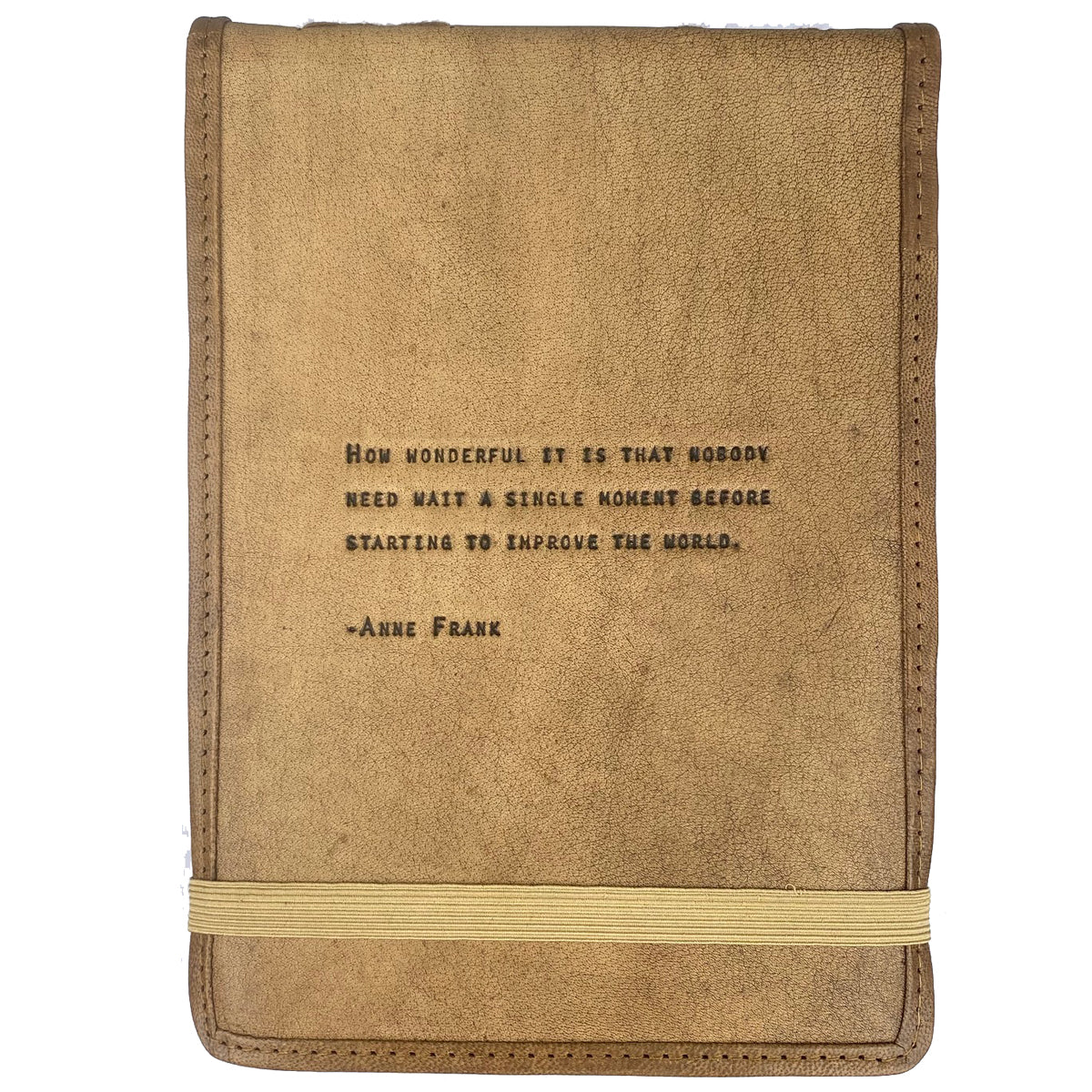 How Wonderful It Is Leather Notebook