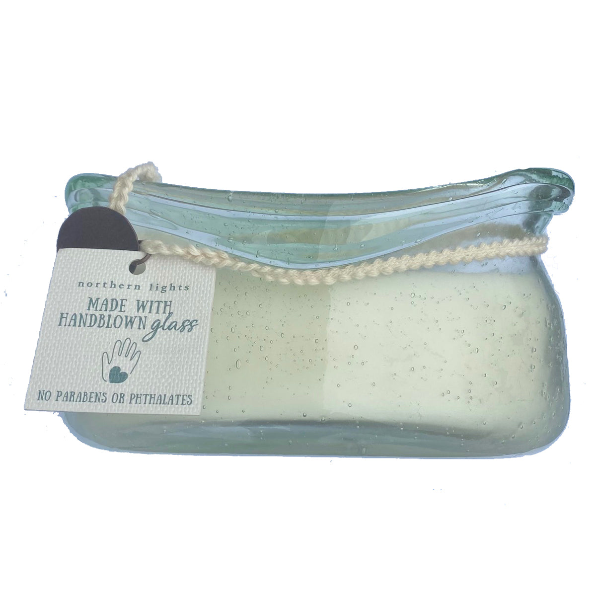 Seagrass and Aloe Soy Glass Boat Candle